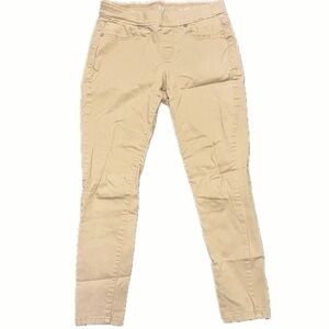 New Directions Petite Pull-On Straight Leg Pants - Tan - Size 6P